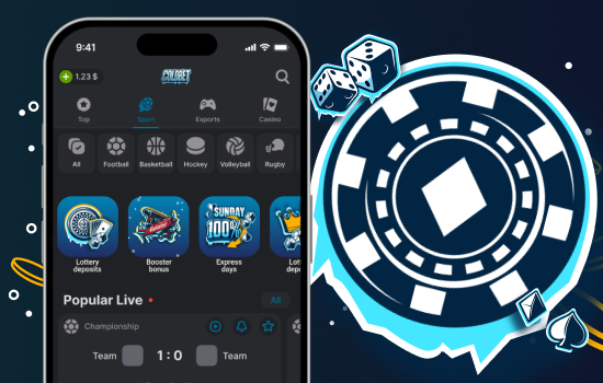 Coldbet live casino on a smartphone screen